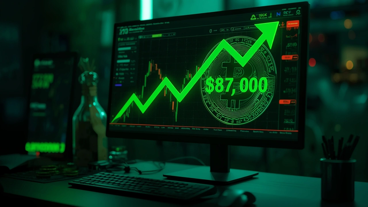 Біткоїн злетів до $87 000: аналітики бачать сигнал нового бичачого ринку