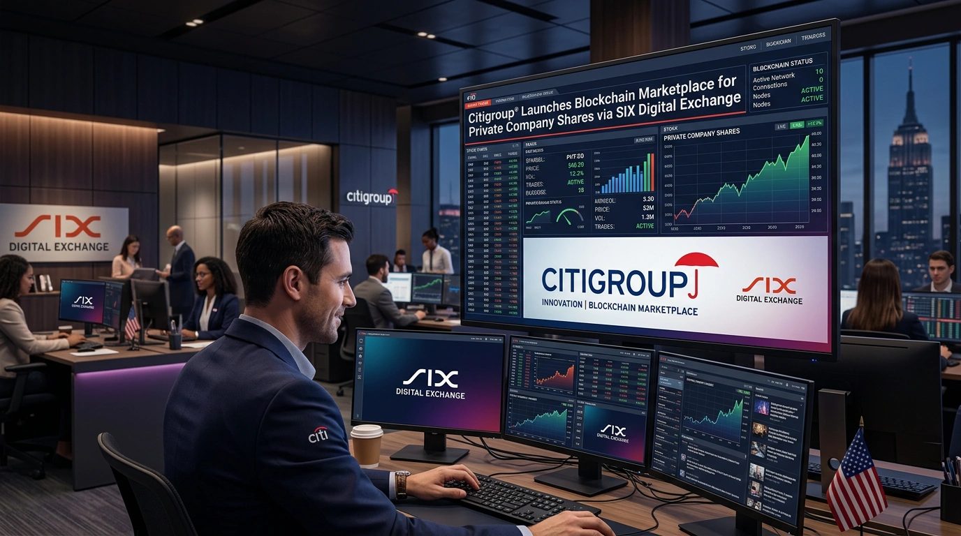 Citi Launches Blockchain Marketplace for Private Company Shares