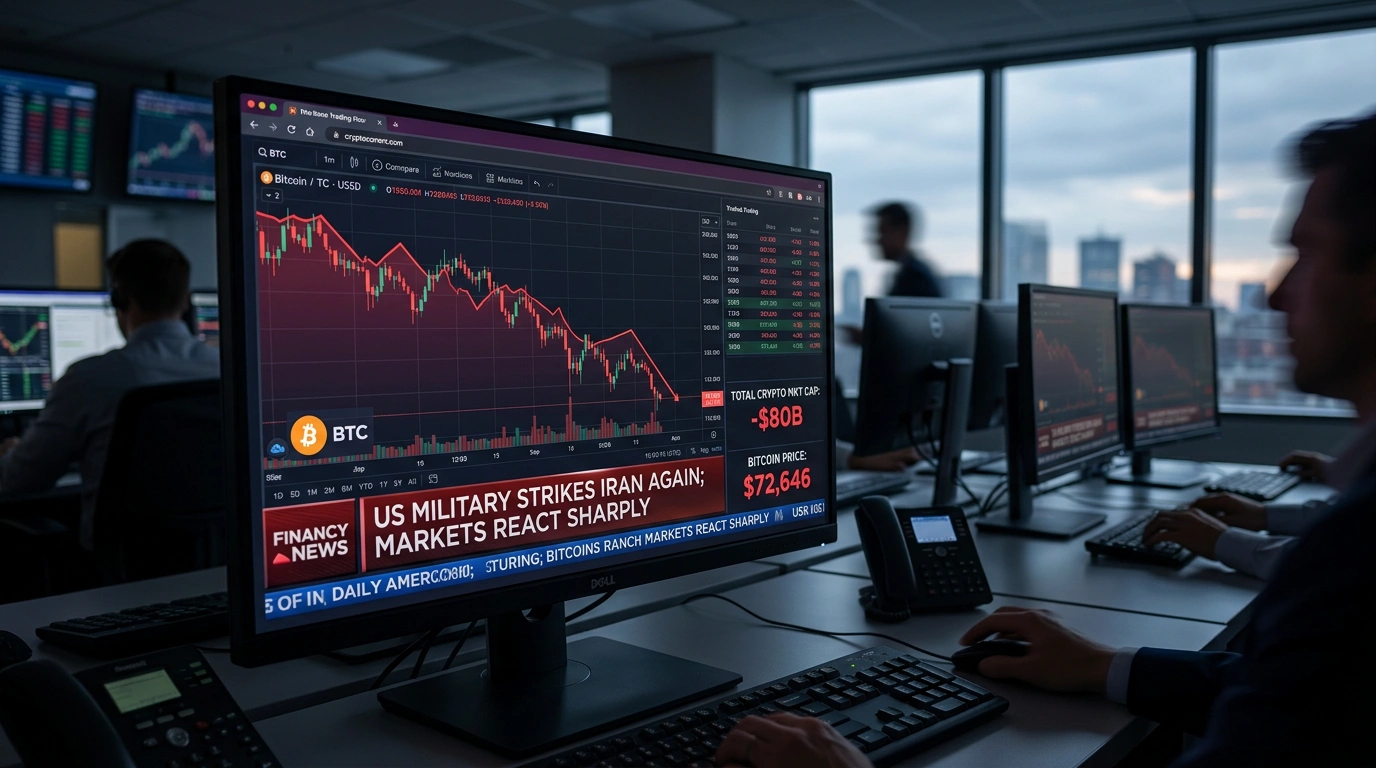 Crypto Market Lost $80B in 24 Hours After US Strikes on Iran