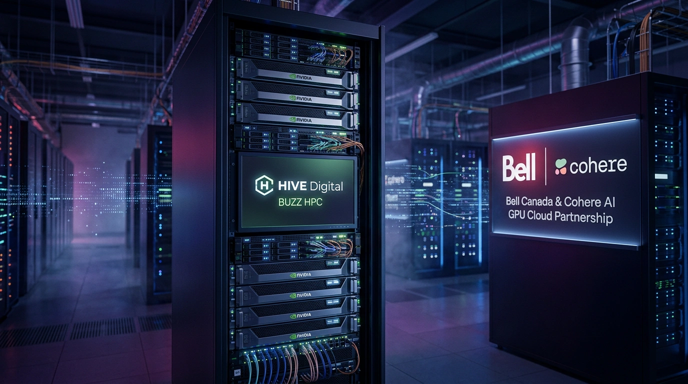 HIVE Digital Signs $220M Deal with Bell and Cohere: Miners Move Into AI