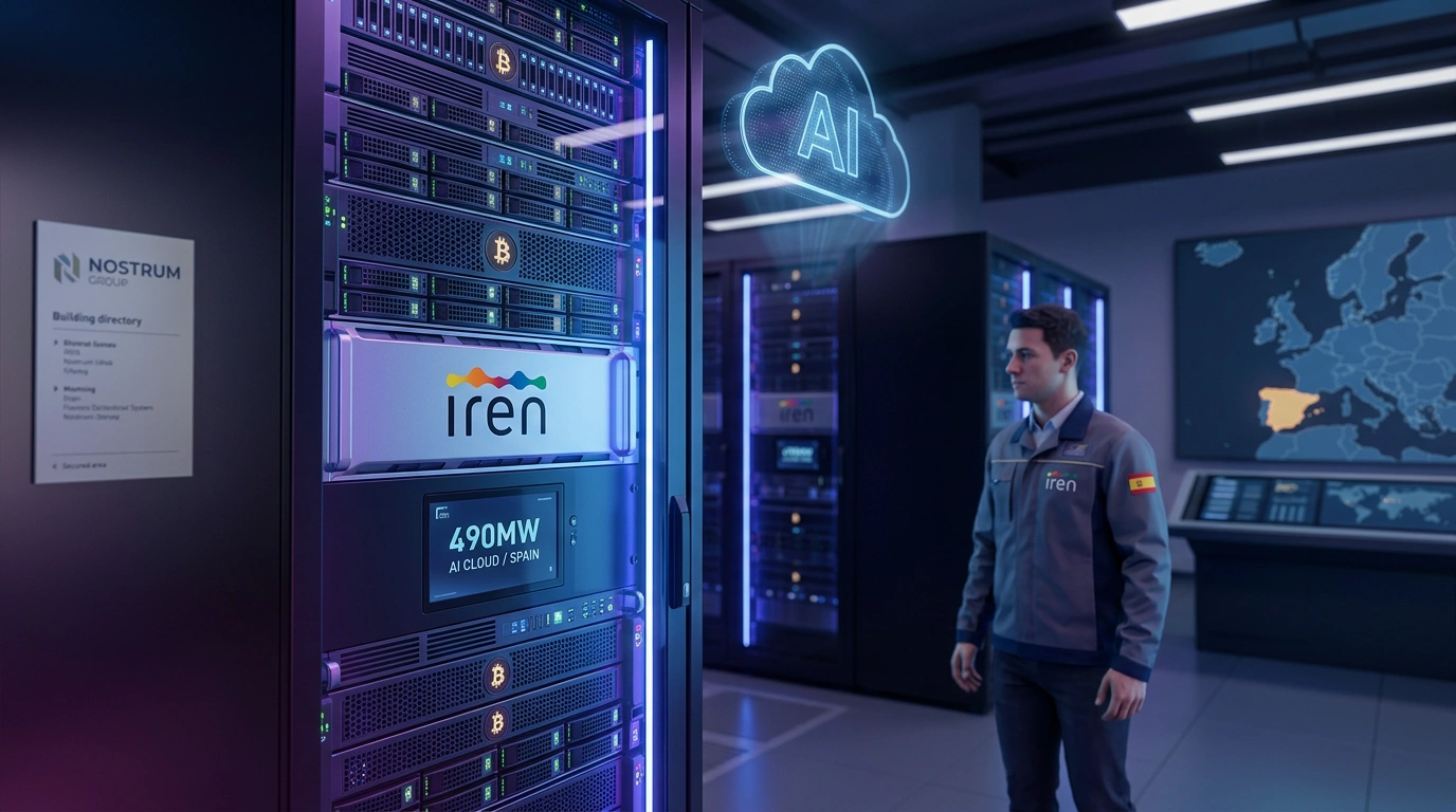 IREN Acquires Spain's Nostrum Group: 490 MW and Entry into the EU