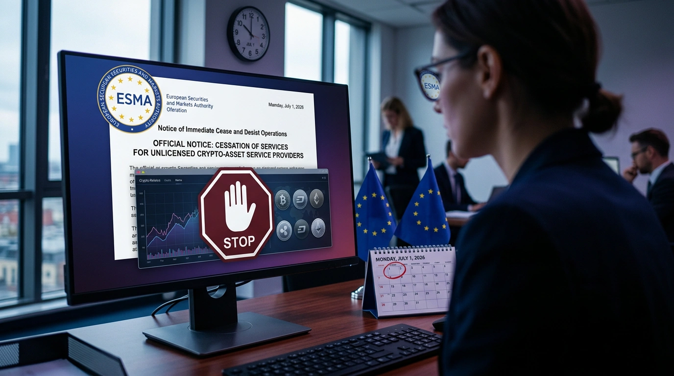MiCA: Unlicensed Crypto Exchanges Must Exit EU on July 1