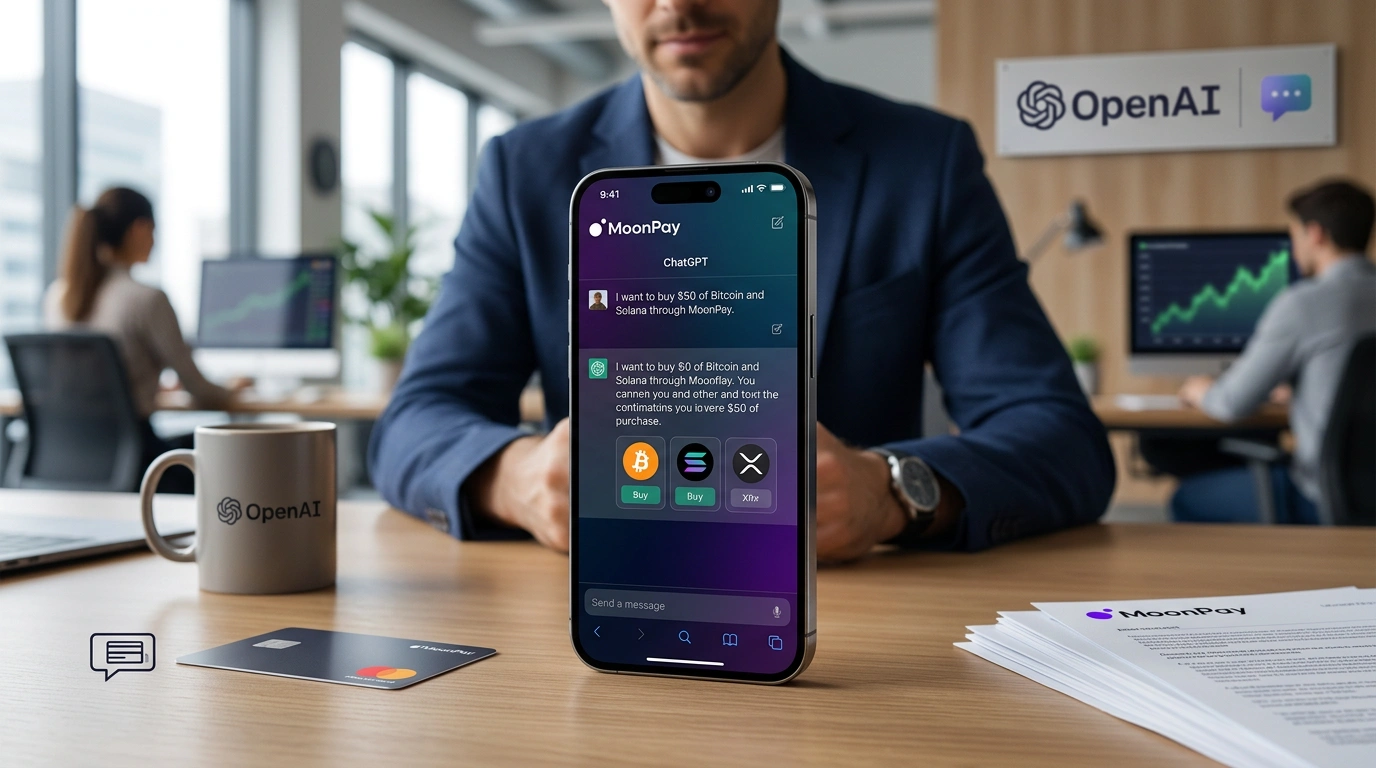 MoonPay в ChatGPT: тепер купуй Bitcoin прямо в чаті
