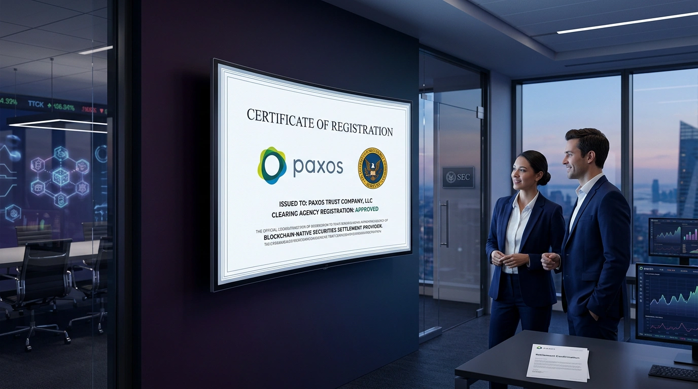 Paxos Wins SEC Clearing Agency Registration: First Blockchain Settlement Provider in US