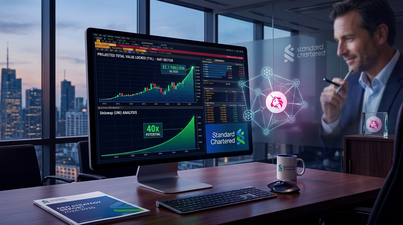 Standard Chartered: DeFi виросте у 37 разів до $2.7 трлн до 2030 року