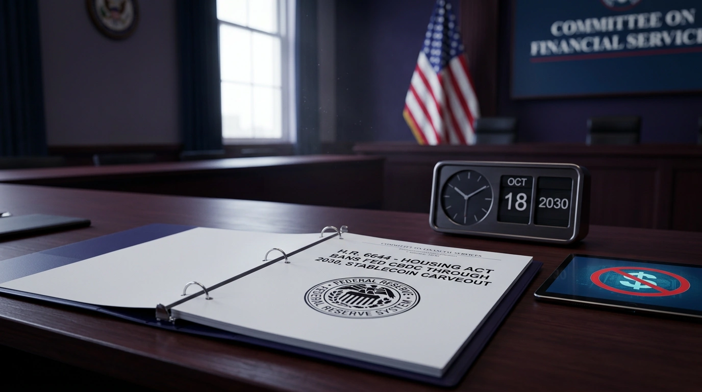 Конгрес США вбудував заборону CBDC до 2030 у пакет житлового законодавства